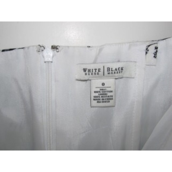 WHBM strapless floral Dress Sundress sweetheart 0 - Picture 2 of 3